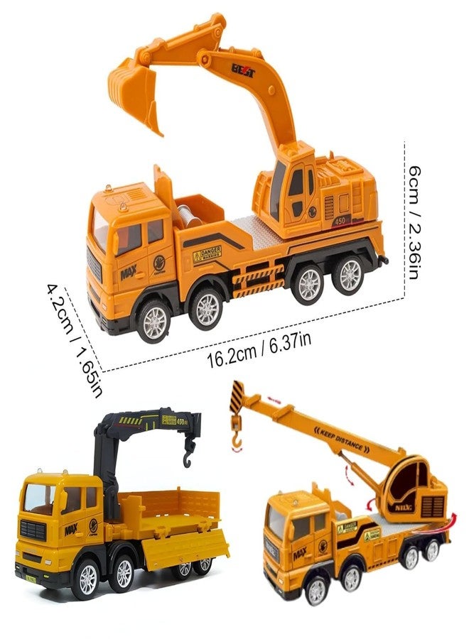 Funspark Engineering Construction Friction Powered Vehicle Excavator Truck Toy for Kids Unbreakable Plastic Friction Powered Construction Truck Toy Gift for Kids - Image 4